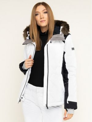 Skijaška jakna slim fit Roxy bijela