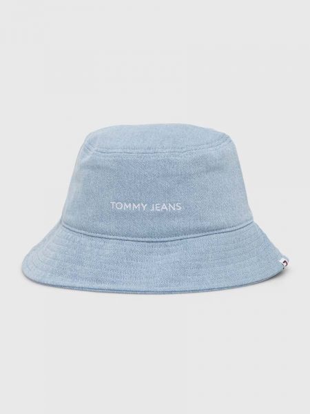 Niebieski kapelusz bawełniany Tommy Jeans
