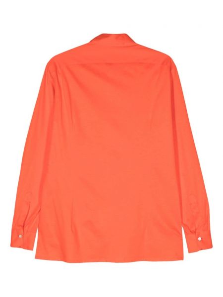 Medvilninis marškinėliai Kiton oranžinė