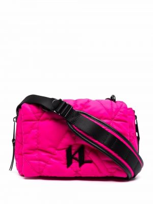 Bolsa de hombro Karl Lagerfeld rosa