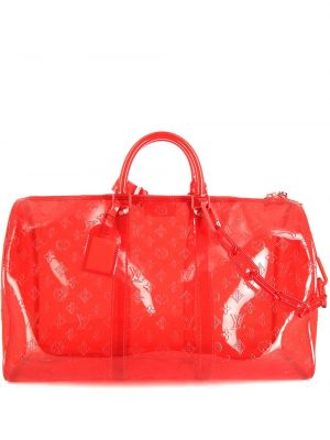 Bolsa de viaje Louis Vuitton rojo