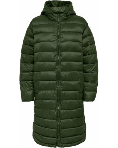 Žieminis paltas Only žalia