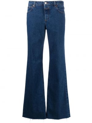 Low waist bootcut jeans ausgestellt Closed blau
