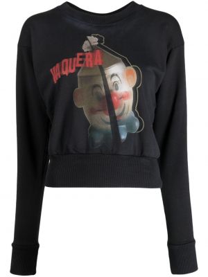 Jersey sweatshirt mit print Vaquera schwarz