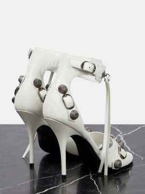 Kožne kožne sandale Balenciaga bijela