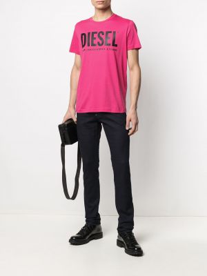 Camiseta Diesel rosa