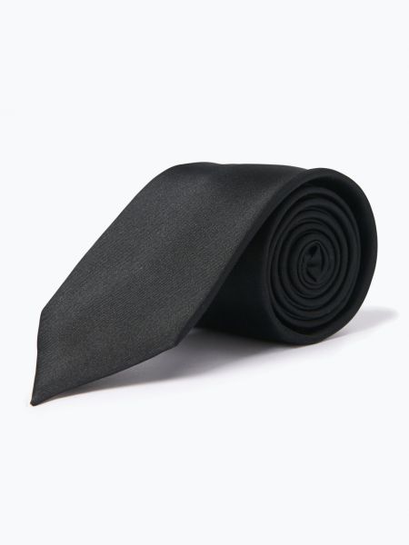 Calvin Klein - Krawat jedwabny męski, czarny