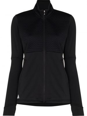 Zip lang jakke Adidas Golf svart