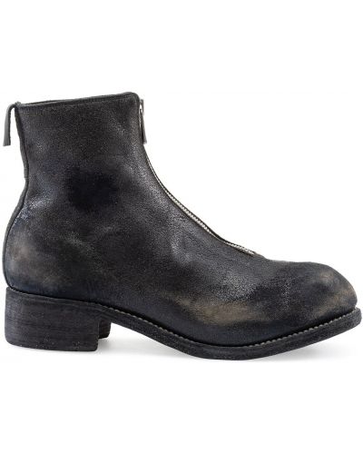 Kožené kotníkové boty Guidi 1896 černé