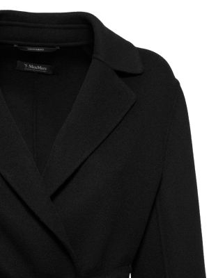 Μάλλινο παλτό 's Max Mara μαύρο