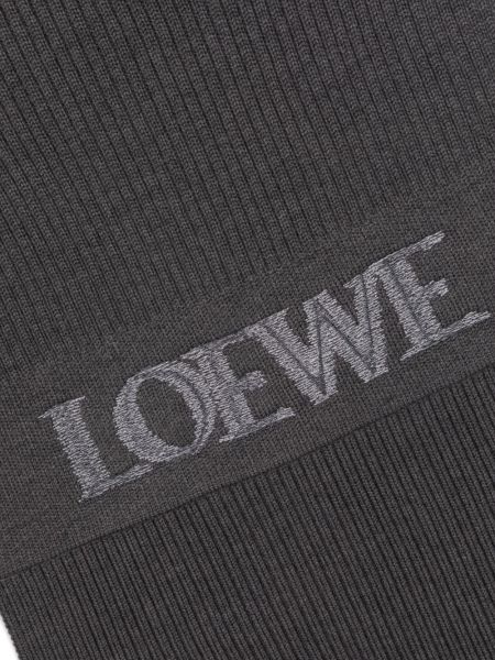 Sciarpa di lana Loewe grigio