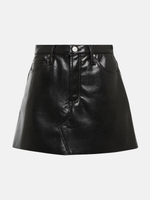Kožená sukně Frame - černá