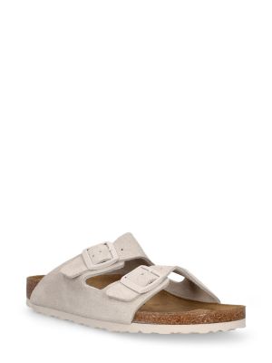Seemisnahksed sandaalid Birkenstock valge