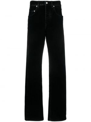 Voľné džínsy s nízkym pásom Saint Laurent čierna