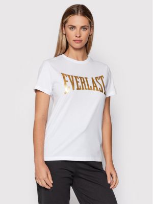 Priliehavé tričko Everlast biela