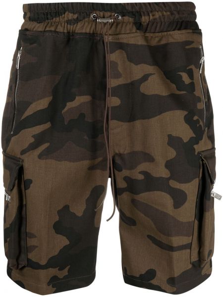 Pantalones cortos cargo con estampado Represent marrón