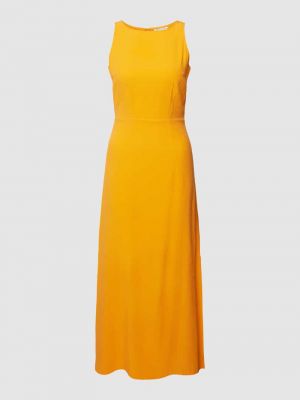 Sukienka midi z lyocellu Tom Tailor Denim pomarańczowa