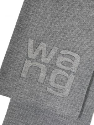 Echarpe en tricot Alexander Wang gris