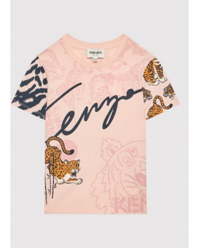 Kenzo Kids T-Shirt K15488 Růžová Regular Fit
