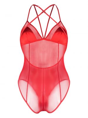 Průsvitný body Dolce & Gabbana červený
