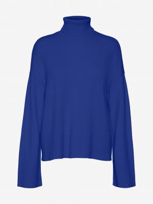 Džemperis ar augstu apkakli Aware By Vero Moda zils