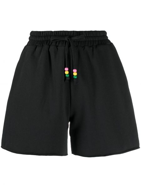 Pantalones cortos deportivos con cordones Staud negro