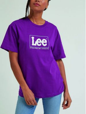 Koszulka Lee fioletowa