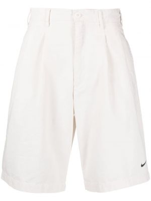 Bermuda kratke hlače z vezenjem Nike bela