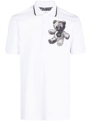 Polo krekls ar lāsīšu rakstu Philipp Plein