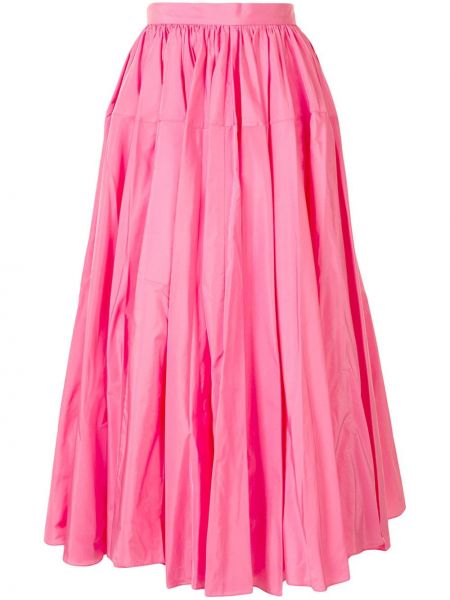 Falda midi Delpozo rosa