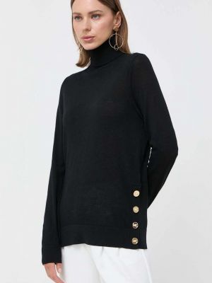 Sweter wełniany Michael Michael Kors czarny