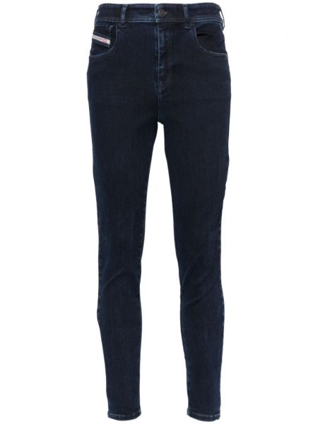 Skinny džíny s vysokým pasem Diesel modré