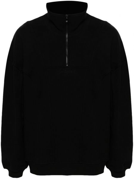 Broderet sweatshirt Saint Laurent sort