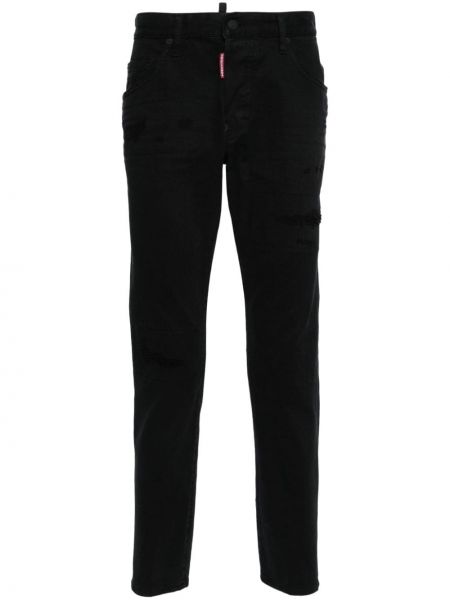 Slim fit skinny jeans Dsquared2 schwarz