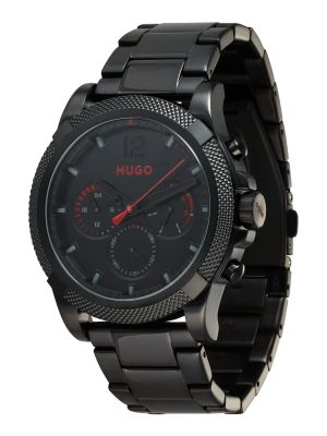 Pολόι Hugo μαύρο