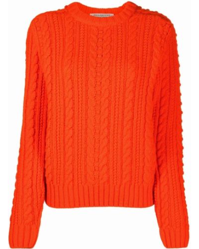 Jersey de punto de tela jersey de cuello redondo Philosophy Di Lorenzo Serafini naranja