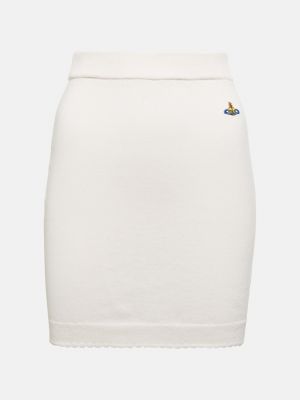Хлопковая кашемировая юбка мини Vivienne Westwood
