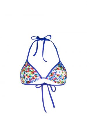 Bikini z nadrukiem Dsquared2 niebieski