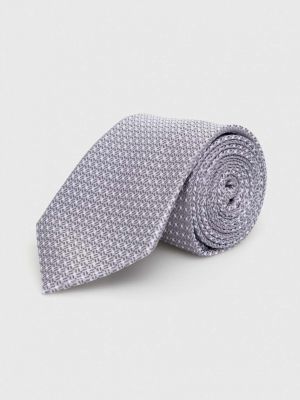 Копринена вратовръзка Michael Kors сиво
