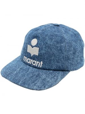 Brodert cap Isabel Marant blå