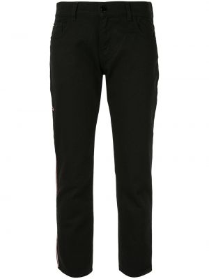 Pantalones con bordado Emporio Armani negro
