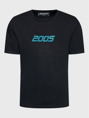 Voľné priliehavé tričko 2005 čierna
