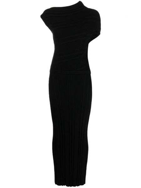 Asymetrické večerné šaty Acler čierna