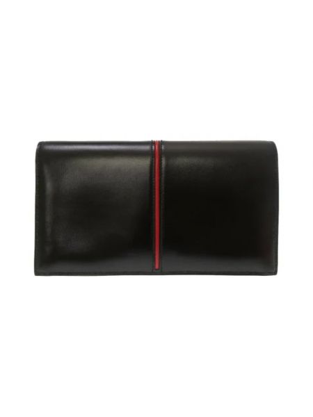 Bolso clutch de cuero Hermès Vintage negro