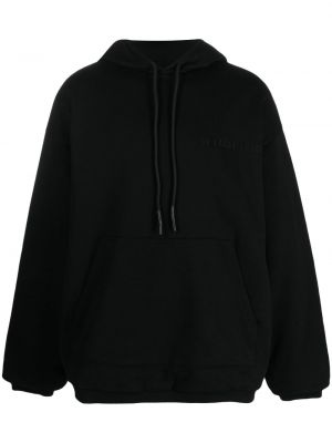 Medvilninis siuvinėtas džemperis 44 Label Group juoda