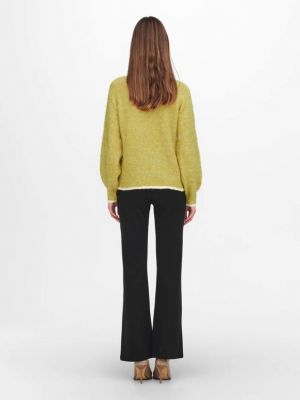 Sweter Jacqueline De Yong żółty
