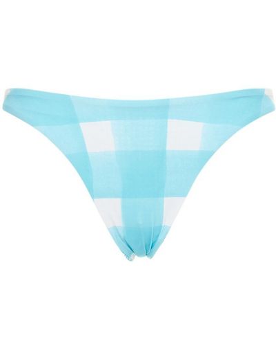 Bikini Solid & Striped - niebieski