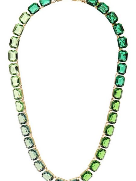 Ожерелье Swarovski зеленое