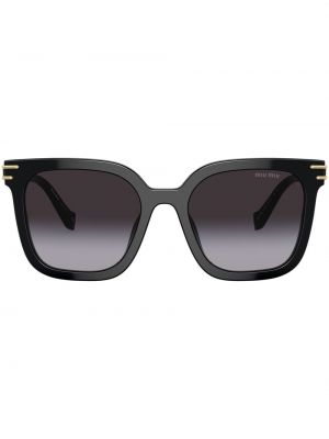 Overdimensjonert gradient briller Miu Miu Eyewear svart