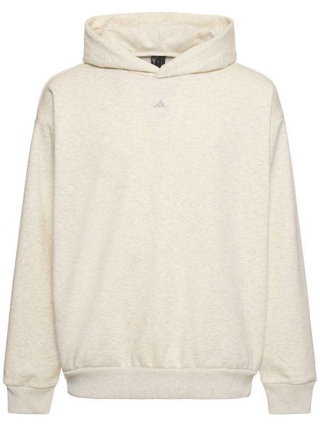 Fleece hoodie Adidas Originals beige